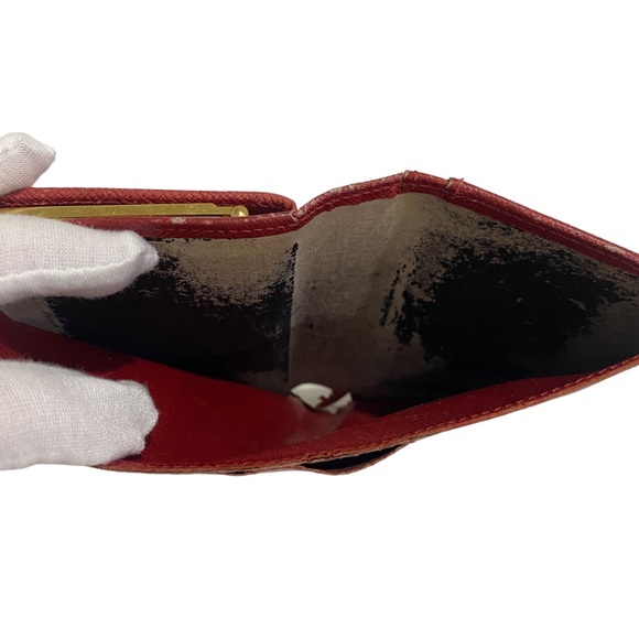 LV LOUIS VUITTON Gamaguchi Wallet Epi Leather - red - leather - - Picture 15 of 17